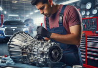 Porównanie trzech skrzyń biegów: zużytej, zregenerowanej i fabrycznie nowej obok siebie